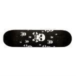 Cartoon-Schädel-Collage - Schwarzes u. Weiß Personalisierte Skateboarddecks