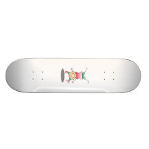Cartoon-Stock-Mädchen Skateboard Deck