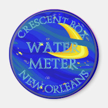 Cartoon-Wasser-Meter Magnete