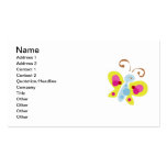 CARTOONbutterfly_cute_0013 WATERCOLOR BUTTERFUL C Visitenkarten Vorlagen