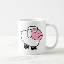 Cartoonlamm Teetasse