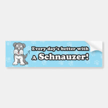 Cartoonschnauzer-Stoßaufkleber Autosticker