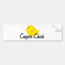 Casper-Küken Autoaufkleber