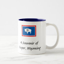 Casper, Wyoming, Andenken-Becher Kaffee Tassen