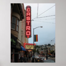 Castro, San Francisco CA Plakat