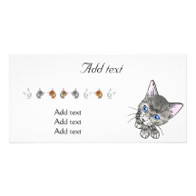 Cat パーソナライズフォトカード