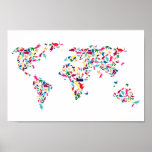 cats of the world poster poster