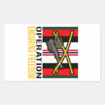 Cavalry Stinger OEF Rectangular Sticker