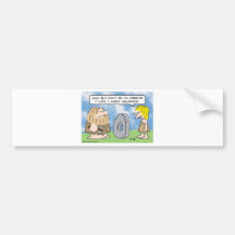 Cavewoman erfindet Versicherung Autosticker