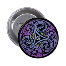 Celtic gewundenes #1 button