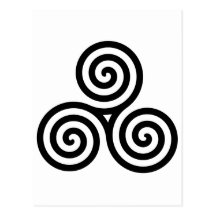 Celtic Triquetra Knoten II Postkarte