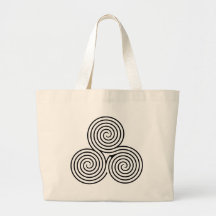 Celtic Triquetra Knoten II Tragetaschen