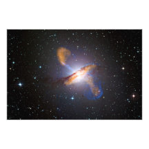 Centaurus Shows ein Supermassive schwarze Loch-Pow Kunstphoto