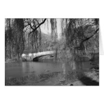 Central Park-Brücke Grußkarten