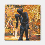 Central Park-Herbst: Romeo- u. Julietstatue 02 Kühlschrankmagnet