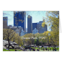 Central Park, New York City Karte