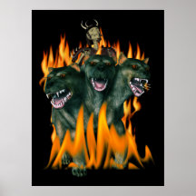 Cerberus in der Hölle Plakatdrucke