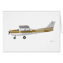 Cessna 172 Skyhawk Brown Karte
