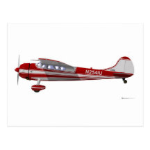 Cessna 195 postkarte