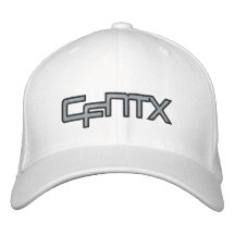 CFNTX - White Hat Embroidered Baseball Cap