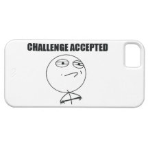 Challenge accepted iPhone 5 etui