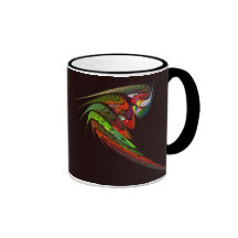 Chamäleon-abstrakte Kaffeetasse
