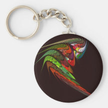 Chamäleon-abstrakte Kunst Keychain Schlüsselbänder