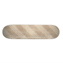 Champagne-Satin-Bänder Personalisiertes Skateboarddeck