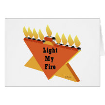 CHANUKKA-LICHT MEIN GESCHENK DES FEUER-MENORAH GRUßKARTEN