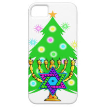 Chanukkah und Weihnachten iPhone 5 Schutzhülle