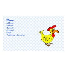 Chappo Huhn Visitenkarte