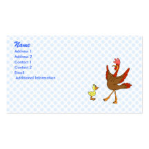 Chappy u. Chippy Huhn Visitenkarten
