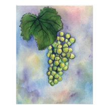 Chardonnay-Weintraube-Einladung