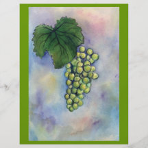 Chardonnay-Weintraube-Flyer