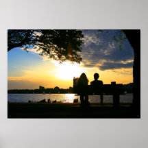 Charles River Boston Plakat