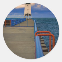 Charlevoix Licht 0818 Stickers