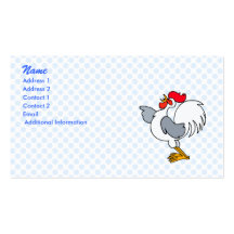 Charlie-Huhn Visitenkarte