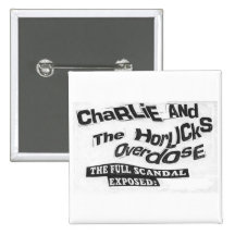 Charlie u. THO Punkband-Abzeichen Anstecknadelbuttons