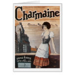 Charmaine Vintage Songbook-Abdeckung Grußkarten