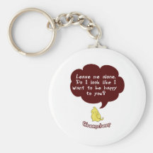 Cheepcheeps mürrisches Keychain Schlüsselbänder