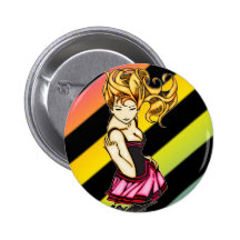 Cheerleader Anstecknadelbutton