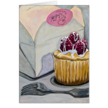 Cheescake kleiner Kuchen Karte