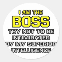 Chef-… überlegene Intelligenz Sticker