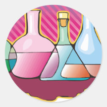 Chemie-Aufkleber