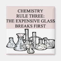 Chemie: die epensive Glasbrüche zuerst Magnete
