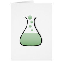 Chemie-Wissenschafts-Becher Grußkarten