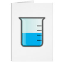 Chemie-Wissenschafts-Becher Karten