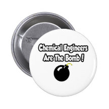 Chemieingenieure sind die Bombe! Anstecknadelbutton