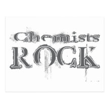 Chemiker-Felsen Postkarten