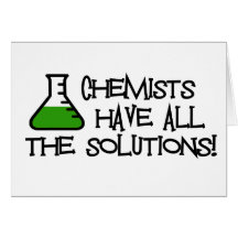 Chemiker haben alle Lösungen Grußkarten